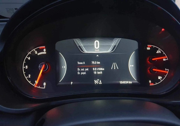 Opel Insignia cena 45900 przebieg: 154000, rok produkcji 2016 z Sieraków małe 106